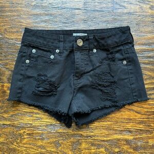 Women’s black jeans shorts - size 0